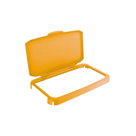Výklopné veko pre 60 l odpadkový kôš, plast, DURABLE "Durabin®", žlté