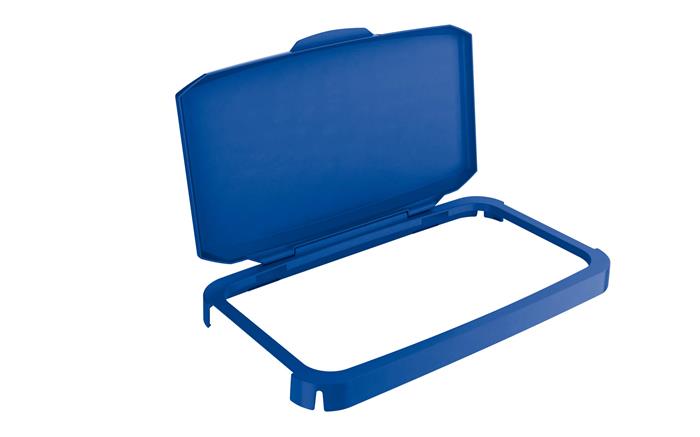 Výklopné veko pre 60 l odpadkový kôš, plast, DURABLE "Durabin®", modré