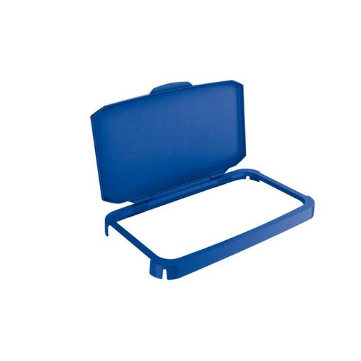 Výklopné veko pre 60 l odpadkový kôš, plast, DURABLE "Durabin®", modré