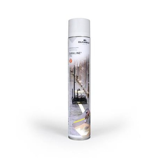 Sprej na označovanie podláh, DURABLE "Duraline® 750", biely