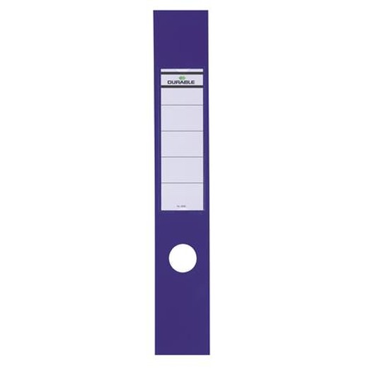 Chrbtový štítok, pre zakladače, samolepiaci, 60 x 390 mm, DURABLE „ORDOFIX®“, modrý