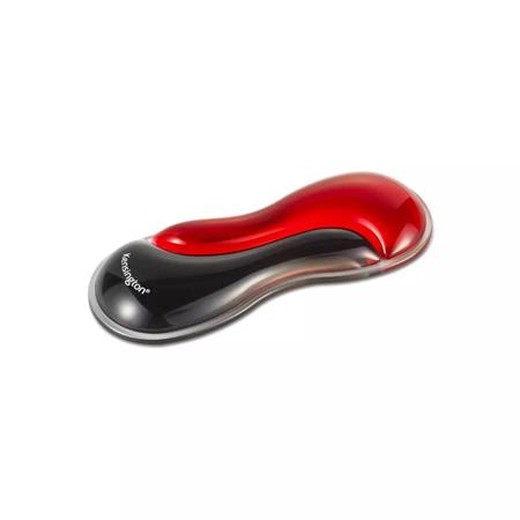 Opierka zápästia k myši/trackball, gélová, KENSINGTON "Slim DuoGel", čierno-červená