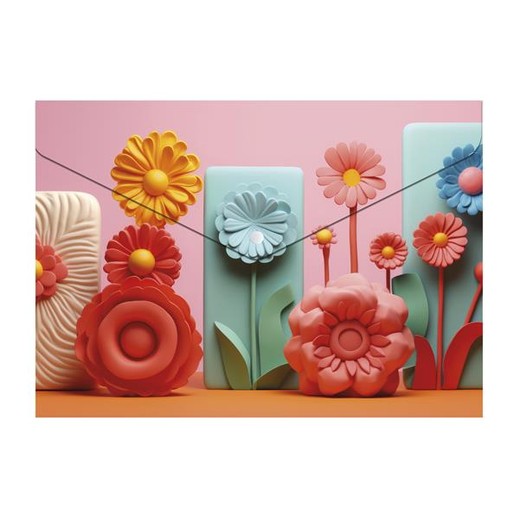 Obal na patent, A4 PP, 180 mikr., PANTA PLAST "Modern Flowers"