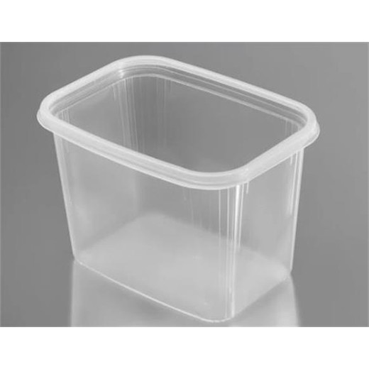 Plastová miska s uzatvárateľným viečkom, 1000 ml, 50 ks, „švédsky typ“
