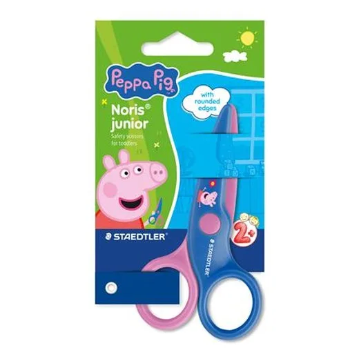 Nožnice, detské, 10 cm, STAEDTLER "Noris® junior 965", Peppa Pig