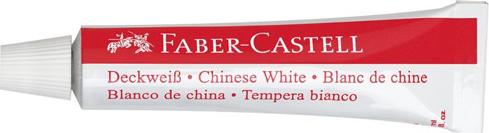 Tempera, sada, v tube, 3x7,5 ml, FABER-CASTELL, biela