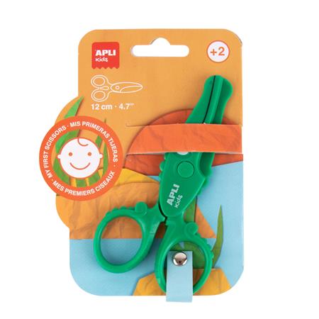 Nožnice, detské, 12 cm, APLI Kids, krokodíl