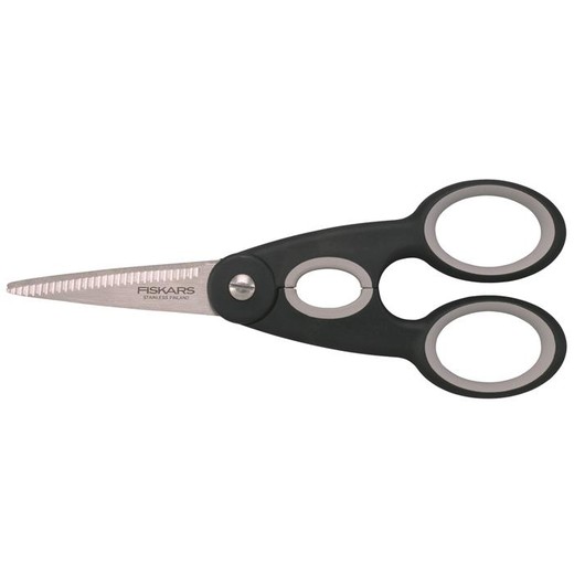 Kuchynské nožnice, 22 cm FISKARS "Functional ReNew", čierne