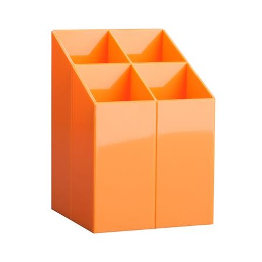 Stojan na písacie potreby, ICO, oranžový