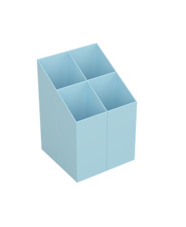 Stojan na písacie potreby, ICO, pastelovo modrý