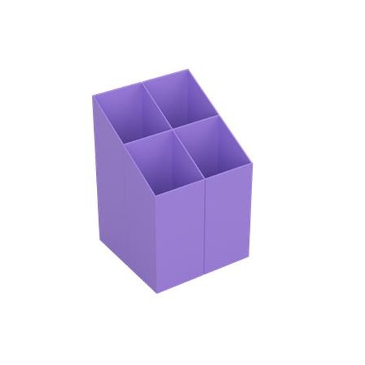Stojan na písacie potreby, ICO, fialový