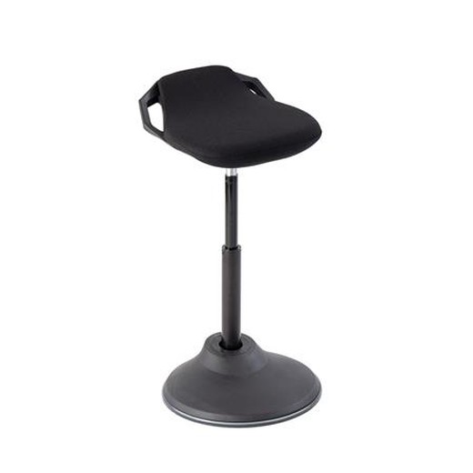Stolička, ergonomická ALBA "Flexy", čierna