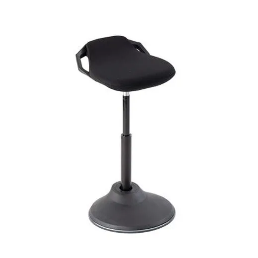 Stolička, ergonomická ALBA "Flexy", čierna