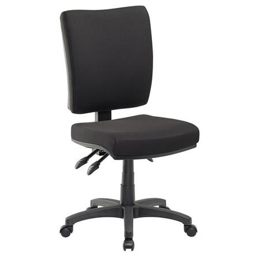 Kancelárska stolička, penové sedadlo, čierny podstavec, MAYAH "Flash II Deluxe", čierna