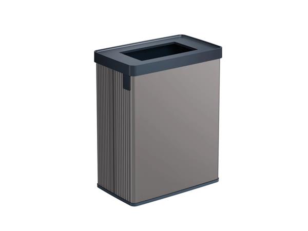 Odpadkový kôš na triedený odpad, bez veka, 54 l, CURVER "Verto Recycle", sivý/čierny