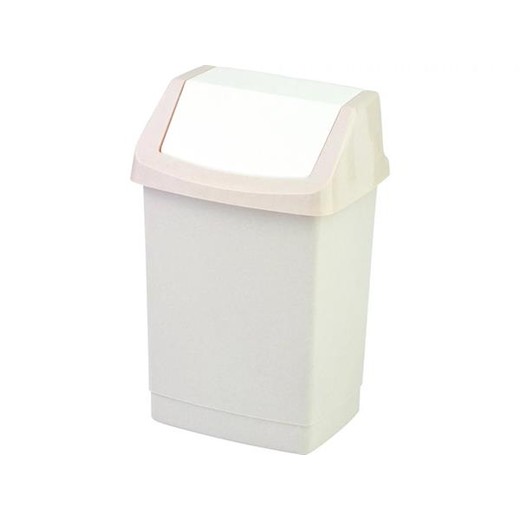 Odpadkový kôš s výklopným vekom, 25 l, CURVER "Click-It", savana