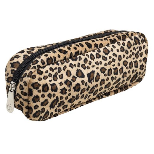 Peračník, na zips, hranatý, EXACOMPTA "Leopard"