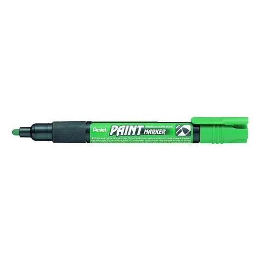 Lakový popisovač, 2 mm, kužeľový hrot, PENTEL "MMP20", zelená