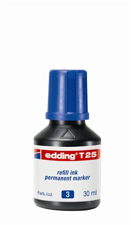 Náplň do permanentných popisovačov, EDDING "T25", modrá