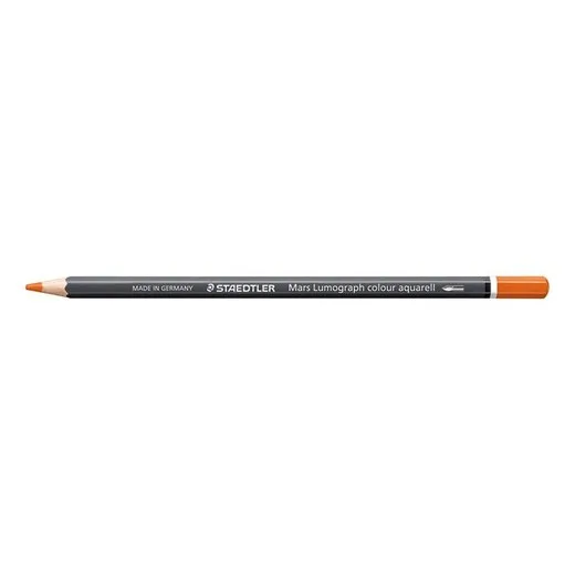 Akvarelová farebná ceruzka, šesťhranná, STAEDTLER "Mars® Lumograph® 104", oranžová