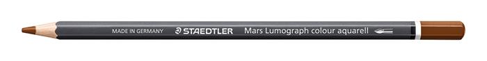 Akvarelová farebná ceruzka, šesťhranná, STAEDTLER "Mars® Lumograph® 104", hnedá