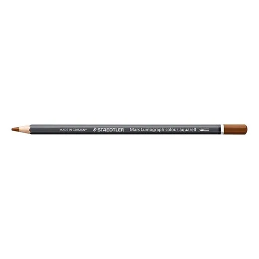 Akvarelová farebná ceruzka, šesťhranná, STAEDTLER "Mars® Lumograph® 104", hnedá