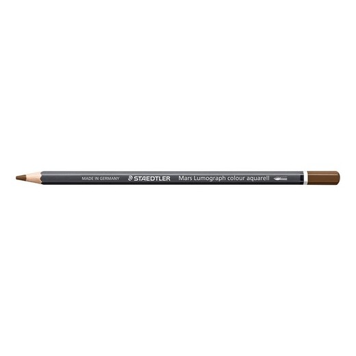 Akvarelová farebná ceruzka, šesťhranná, STAEDTLER "Mars® Lumograph® 104", tmavohnedá
