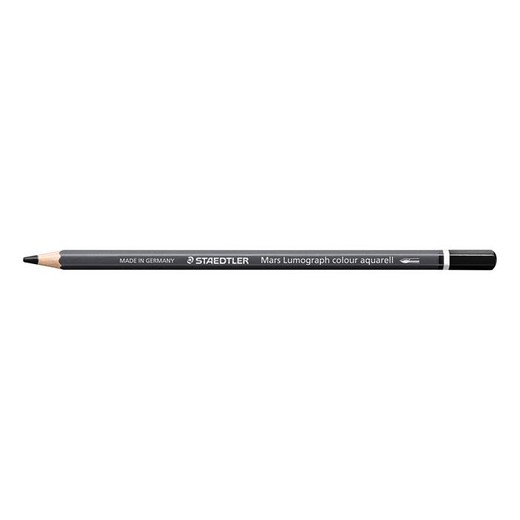 Akvarelová farebná ceruzka, šesťhranná, STAEDTLER "Mars® Lumograph® 104", čierna