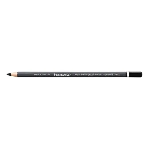 Akvarelová farebná ceruzka, šesťhranná, STAEDTLER "Mars® Lumograph® 104", čierna