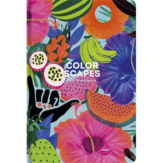 Poznámkový zošit, A5, štvorčekový, 80 listov, SHKOLYARYK "Color Scapes", mix