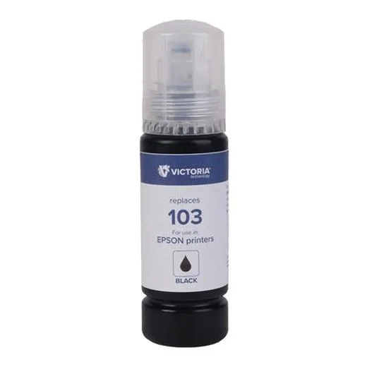 T00S14A nápň k tlačiarňam EcoTank L3110, L3150, L1110, VICTORIA TECHNOLOGY 103, čierna, 65 ml