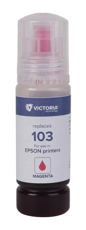 T00S34A nápň k tlačiarňam EcoTank L3110, L3150, L1110, VICTORIA TECHNOLOGY 103, červená, 65 ml