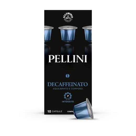 Kávové kapsule, do kávovarov Nespresso®, 10 ks, PELLINI, "Top bezkofeínové"