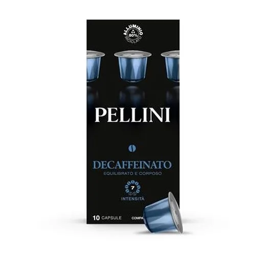 Kávové kapsule, do kávovarov Nespresso®, 10 ks, PELLINI, "Top bezkofeínové"