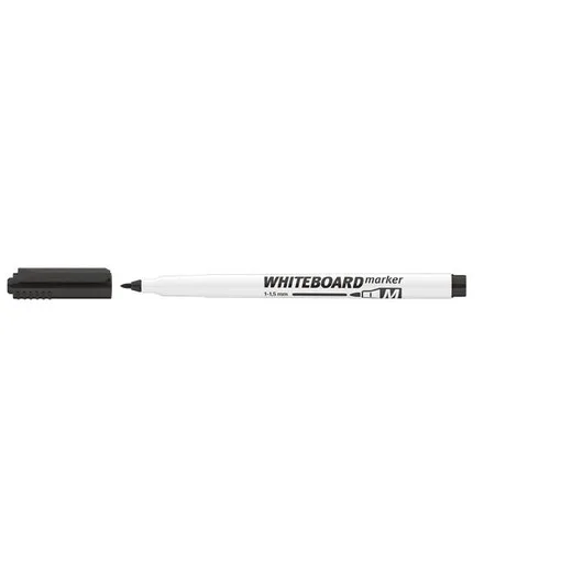 Popisovač na tabule a flipchartové tabule, 1-1,5 mm, kuželový, ICO "Slim M, čierny