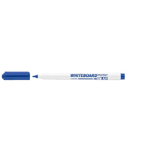 Popisovač na tabule a flipchartové tabule, 1-1,5 mm, kuželový, ICO "Slim M, modrý