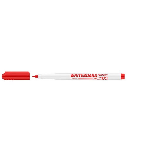 Popisovač na tabule a flipchartové tabule, 1-1,5 mm, kuželový, ICO "Slim M, červený