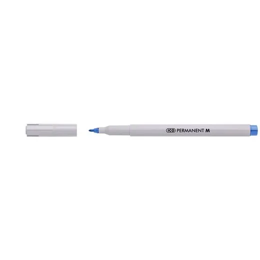 Permanentný popisovač, 1-1,5 mm, ICO "Permanent M", modrý