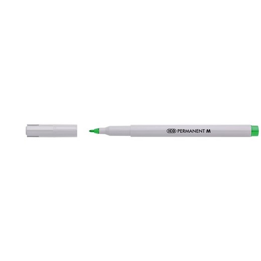 Permanentný popisovač, 1-1,5 mm, ICO "Permanent M", zelený