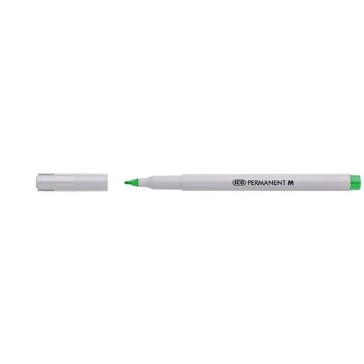 Permanentný popisovač, 1-1,5 mm, ICO "Permanent M", zelený