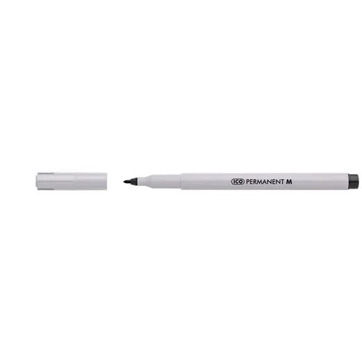 Permanentný popisovač, 1-1,5 mm, ICO "Permanent M", čierny