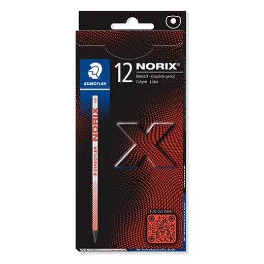 Grafitová ceruzka, HB, STAEDTLER "Norix® 181", červená