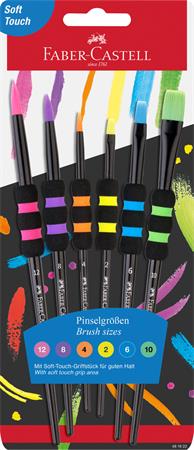 Štetec, sada, no. 2-4-6-8-10-12, FABER-CASTELL