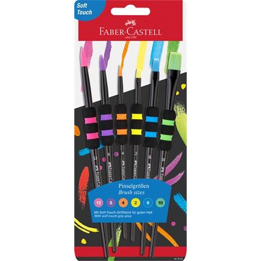 Štetec, sada, no. 2-4-6-8-10-12, FABER-CASTELL