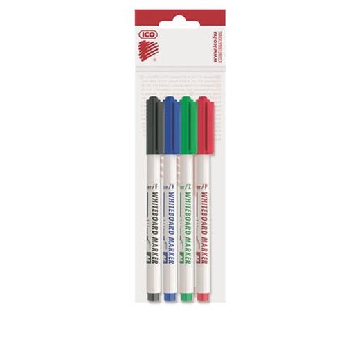 Popisovač na tabule a flipchartové tabule, 1-1,5 mm, kuželový, ICO "Slim M", 4 rôzne farby