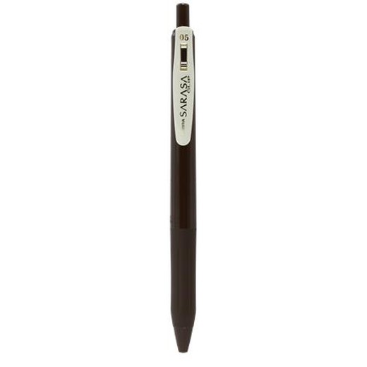 Gélové pero, 0,33 mm, stláčací mechanizmus, ZEBRA "Sarasa Clip Vintage", hnedé
