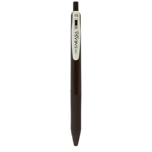 Gélové pero, 0,33 mm, stláčací mechanizmus, ZEBRA "Sarasa Clip Vintage", hnedé