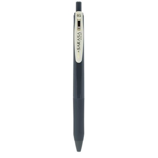Gélové pero, 0,33 mm, stláčací mechanizmus, ZEBRA "Sarasa Clip Vintage", tmavosivé