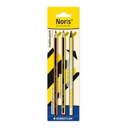 Grafitová ceruzka, sada, HB, STAEDTLER "Noris® evolution set", 3 ks