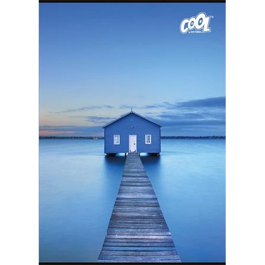 Zošit, A4, štvorčekový, 32 listov, COOL BY VICTORIA "Silent Blue", "87-32"
